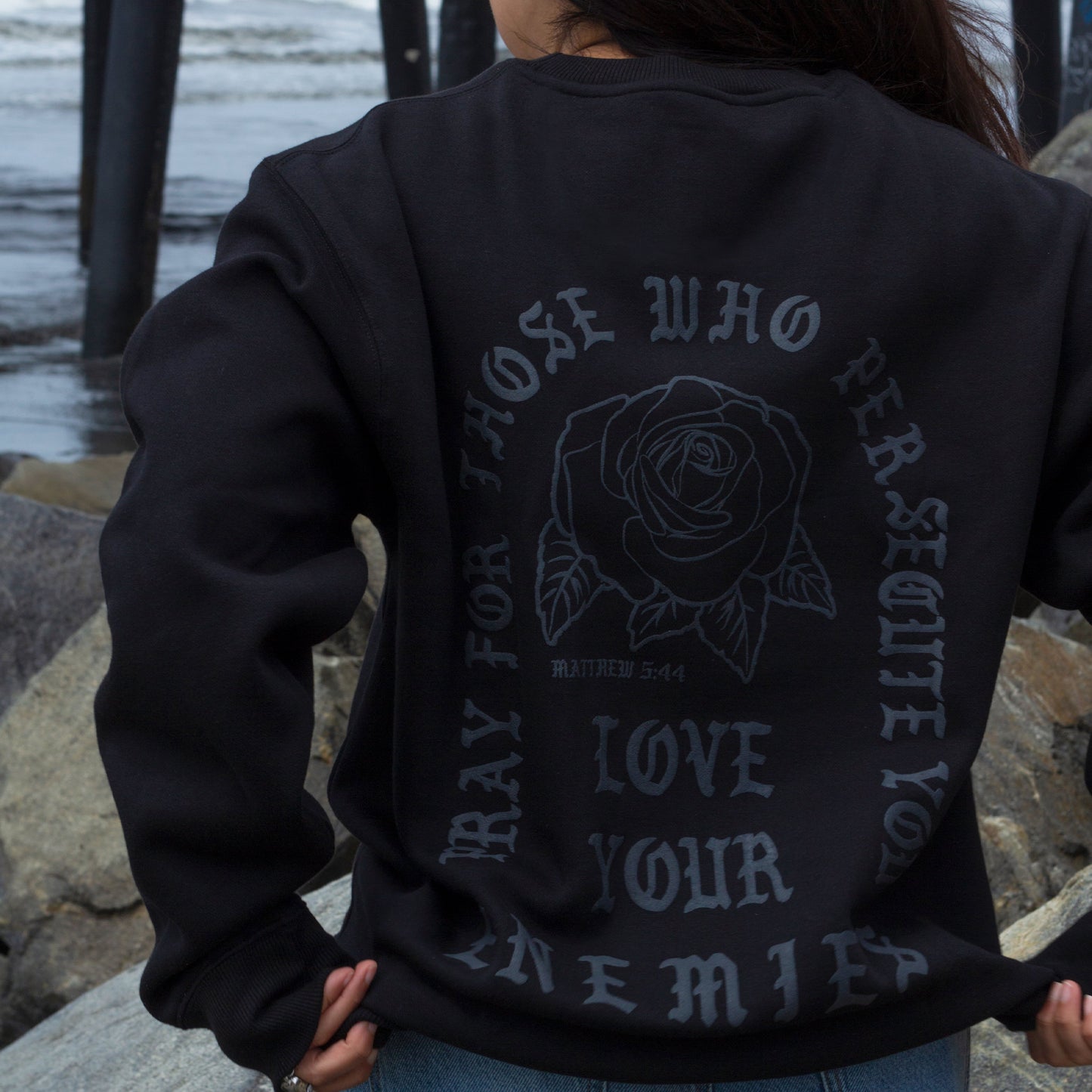 Love Your Enemies Crewneck Sweater