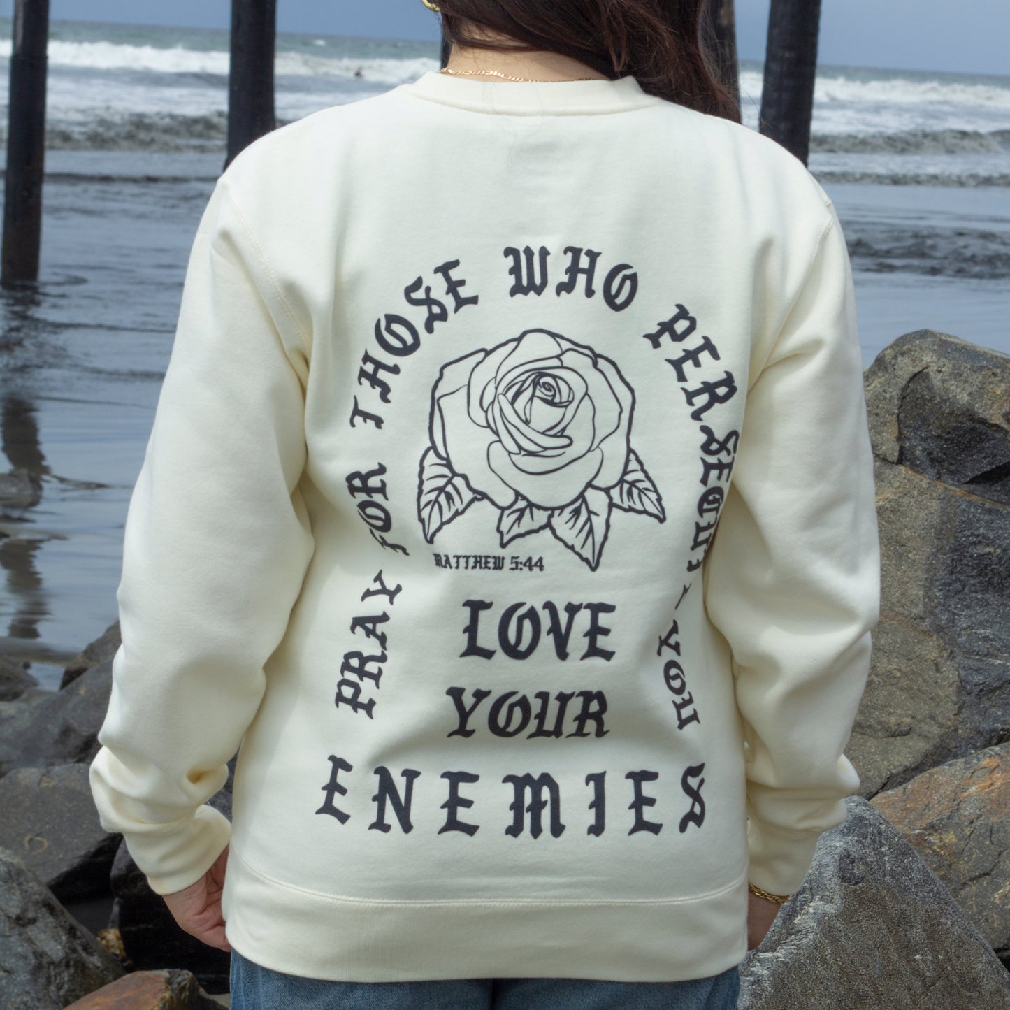 Love Your Enemies Crewneck Sweater