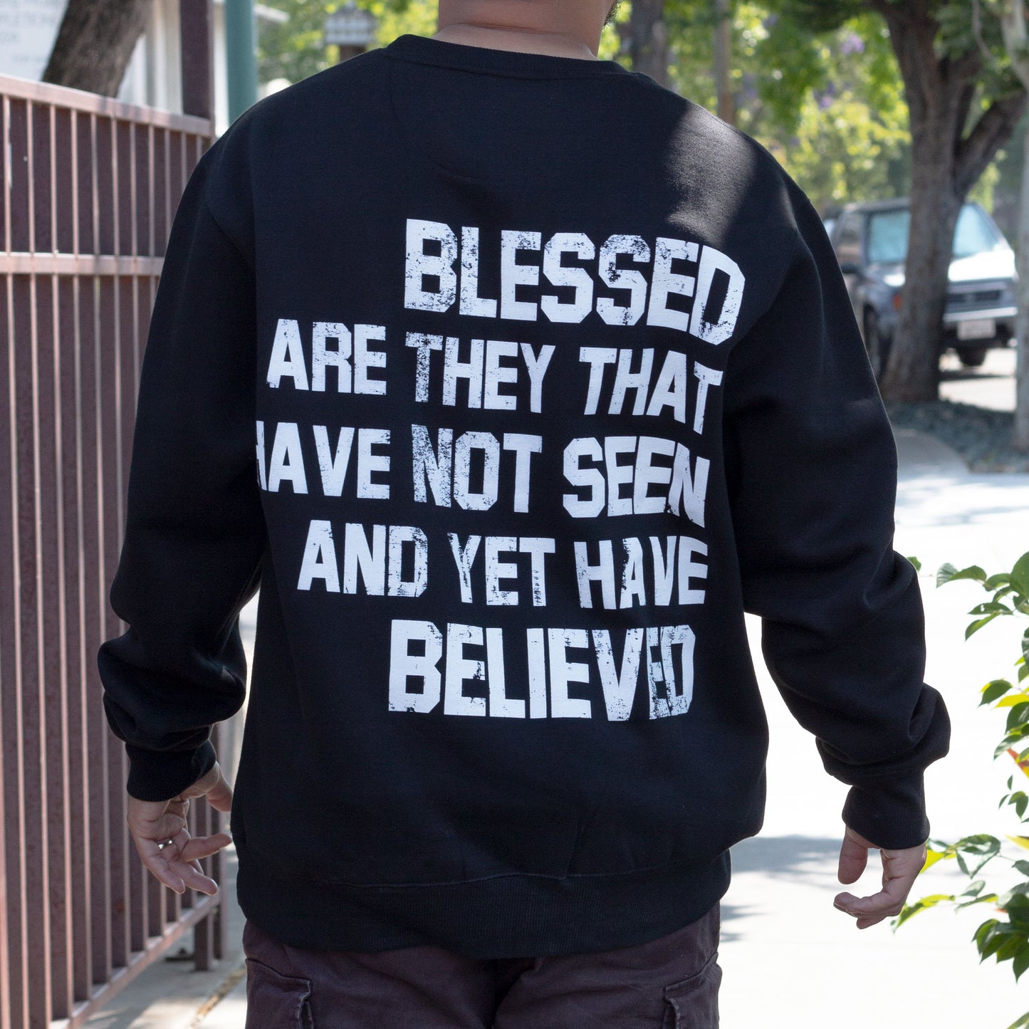 Blessed Are They Crewneck Sweater